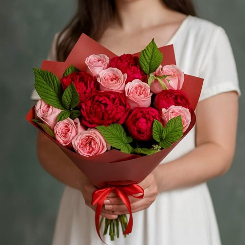 Букет «Алая страсть»