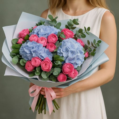 Букет «Лазурный рассвет»