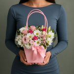 Цветы в корзине