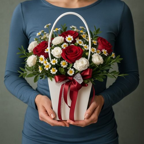 Композиция в коробке «Летнее вдохновение»