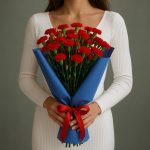 Гвоздики красные